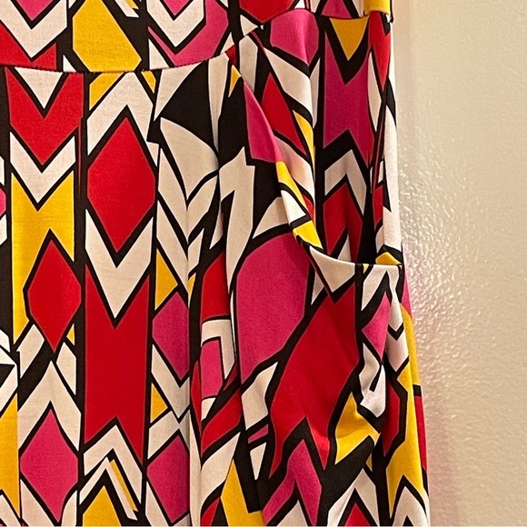 DIANE VON FURSTENBERG NWOT Fez Silk Skirt in Zambeze Graphic Multi - Picture 6 of 9